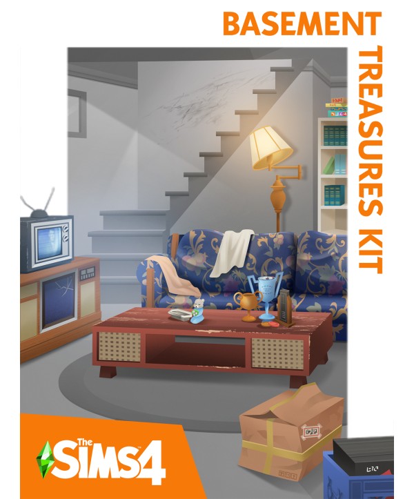 The Sims 4 - Basement Treasures Kit DLC Origin / EA app Key GLOBAL